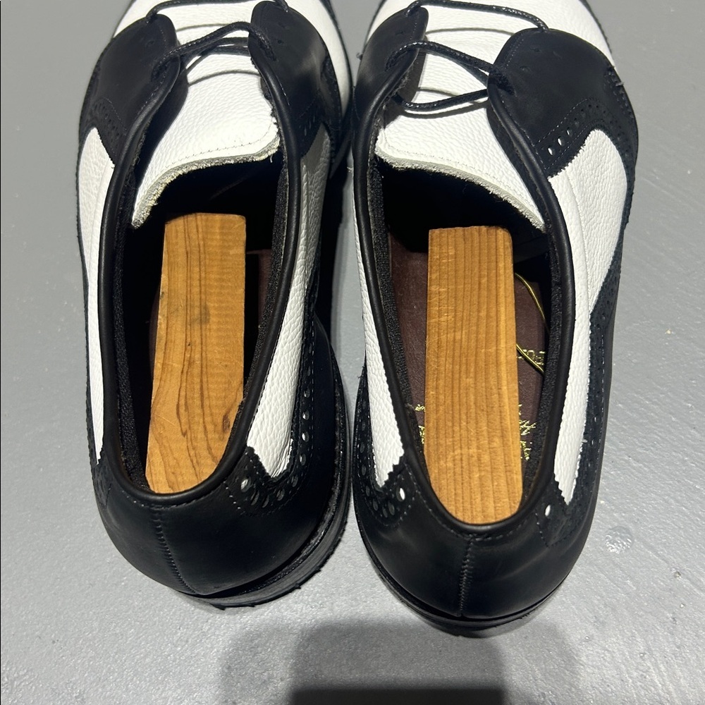 (NEW) Allen Edmonds Honors Collection Fort Worth 2.0 Premium Leather Golf Shoes - Picture 7 of 15